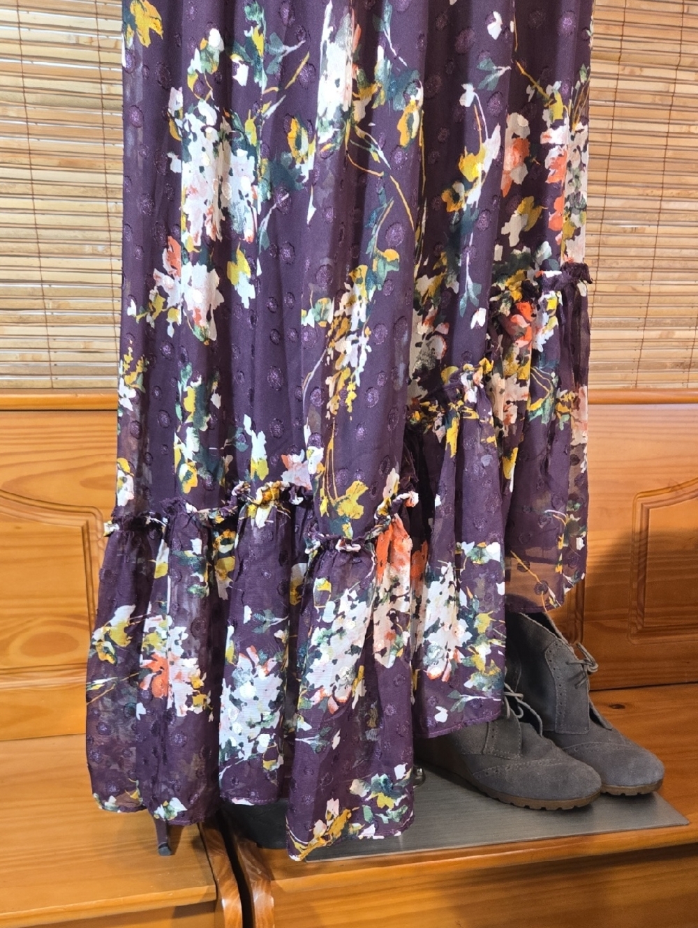 Luxe Lane Bryant Floral High-Low Maxi Dress - Picture 7 of 12